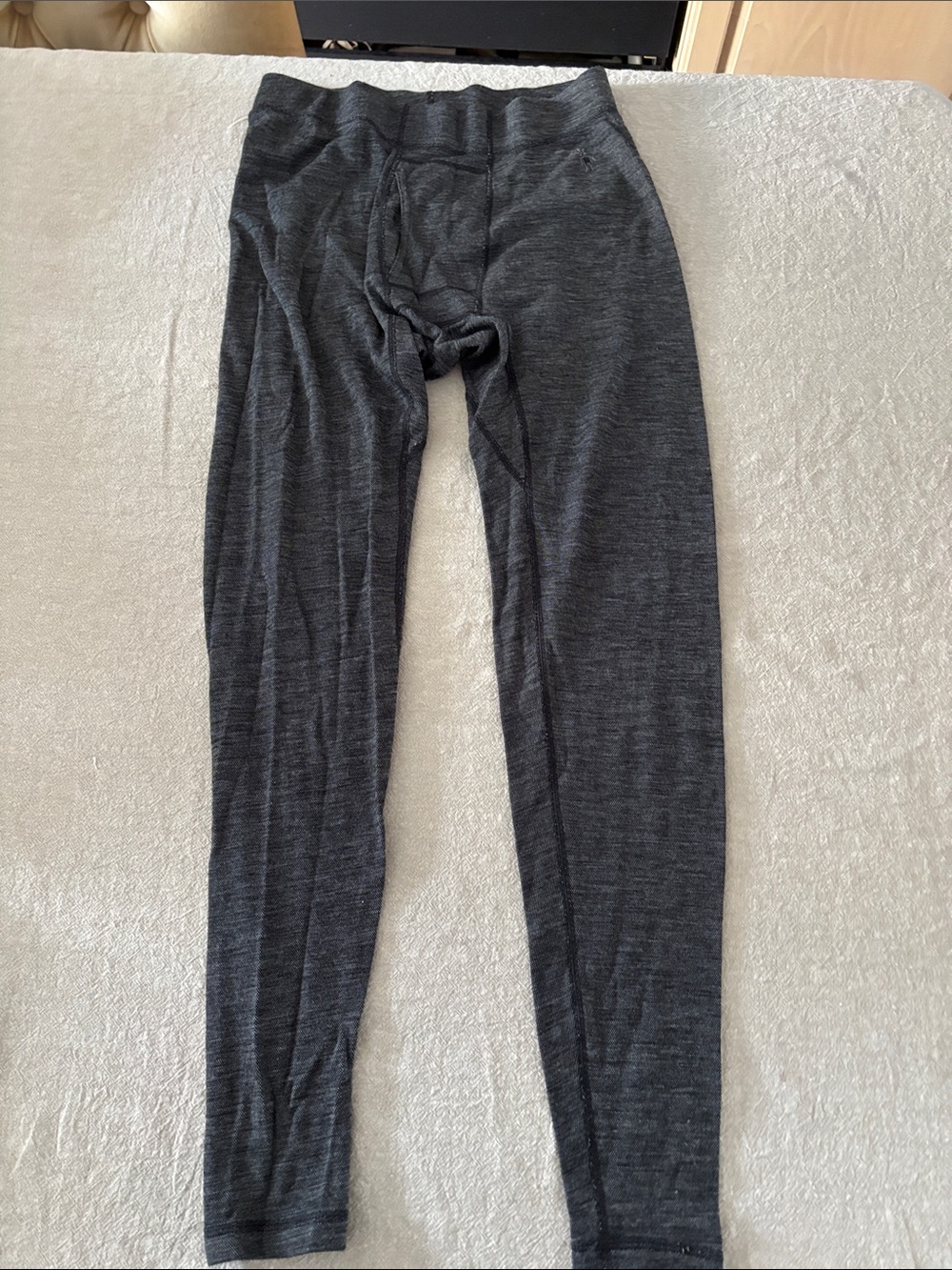 Smartwool Heathered Charcoal Gray Leggings-M